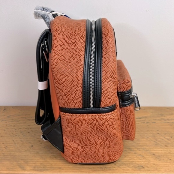 Loungefly | NBA Brooklyn Nets Basketball Logo Mini Backpack - Picture 5 of 9